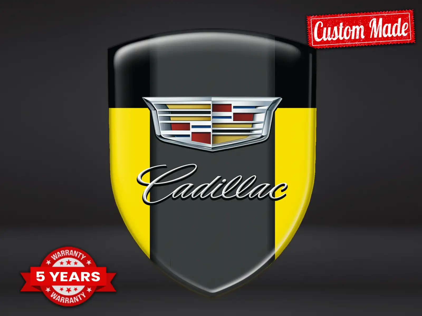 Cadillac Auto-Badges Universal Aufkleber